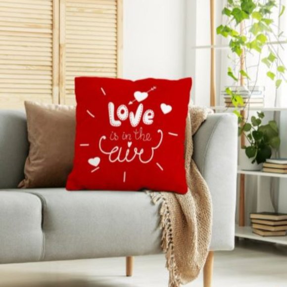 Love is in the air throw pillow - Picture 2 of 4